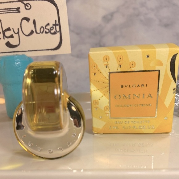Bvlgari Omnia Golden Citrine, Floral, Luminous, Ylang, NEW - Mini - Picture 2 of 9